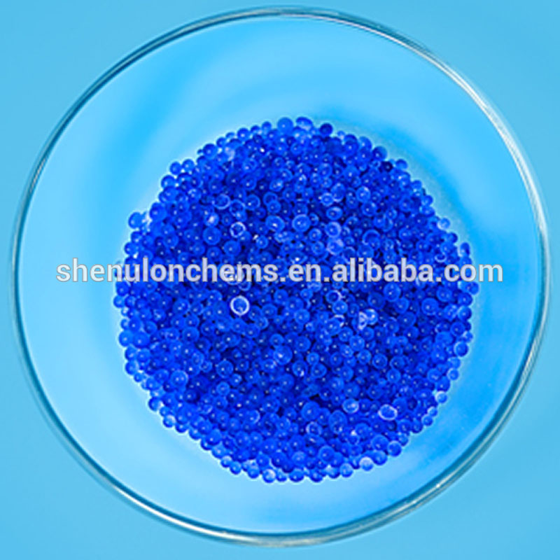 Gel de sílice azul