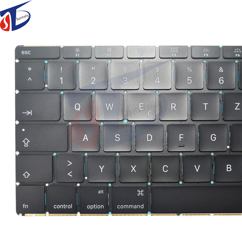 Reemplazo del teclado alemán A1534 sin retroiluminación para Apple MacBook Retina 12 '' A1534 2015 teclado