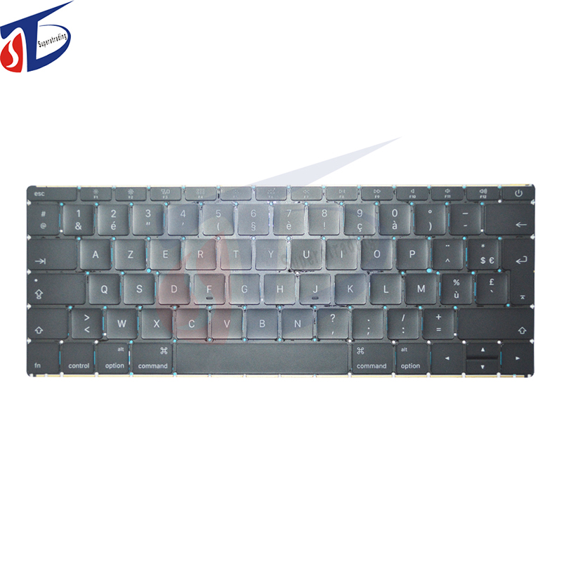 Gran cantidad en stock Teclados franceses para Apple MacBook Retina A1534 teclado original 2016 años