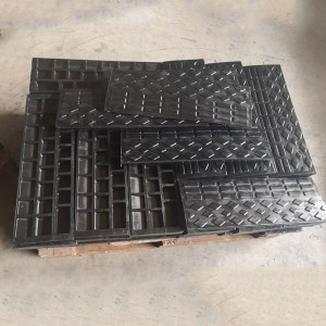 Esquina de la pendiente de goma