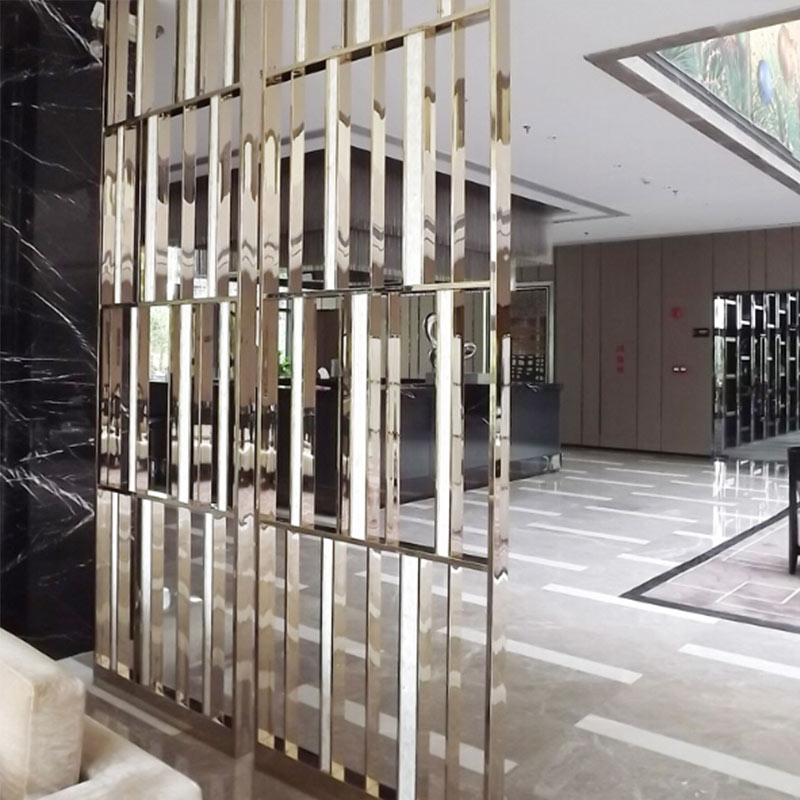 Hojas de acero inoxidable grabadas al agua fuerte con espejo de 304 8k para la decoración del elevador
