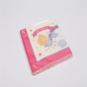 Fuente de la fábrica Real Eood Frontera ecológica Diseño floral Buena calidad Servilleta de papel Servilleta