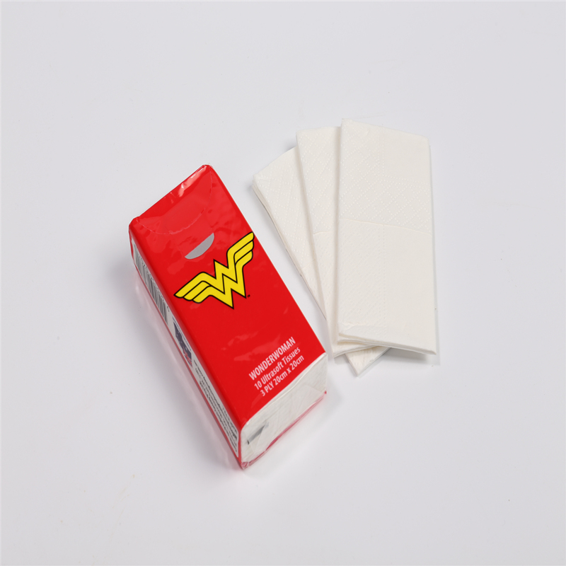 Pañuelo de madera virgen 100% hecho Pañuelo papel de seda facial (papel de bolsillo)