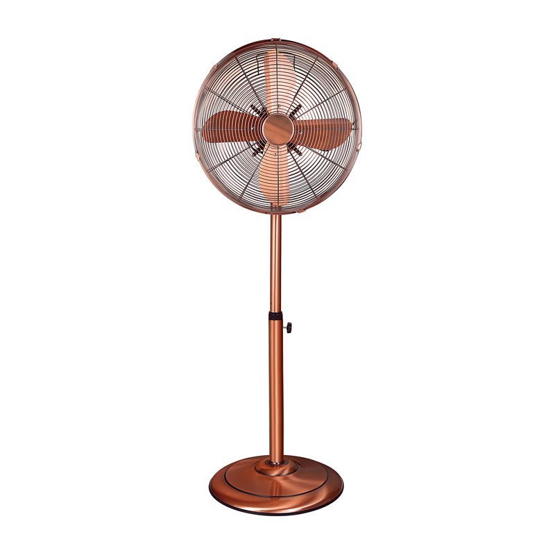 Ventilador industrial del viento fuerte del pedestal de la fan del soporte del metal retro de la venta caliente 16inch