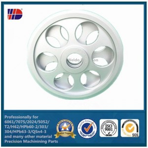 CNC de precisión de fresado torneado de fábrica CNC modificado para requisitos particulares que trabaja a máquina las piezas de metal para la lavadora