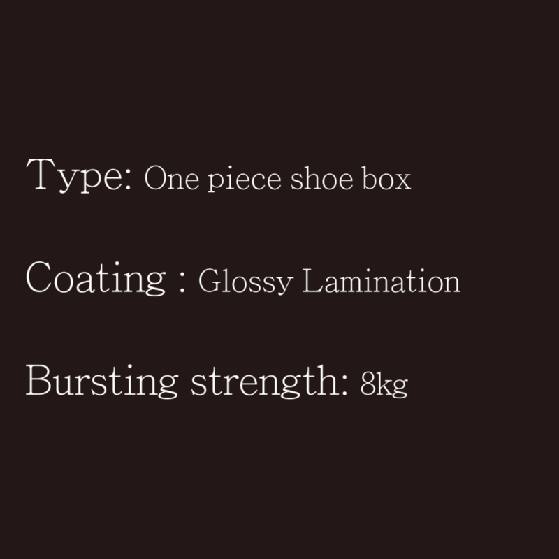 Caja de zapatos una pieza tipo4
