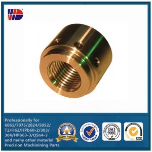 fresado cnc torneado precisión mecanizado piezas de latón