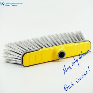 Cabeza de escoba de plástico Akbrand con borde de PP duro