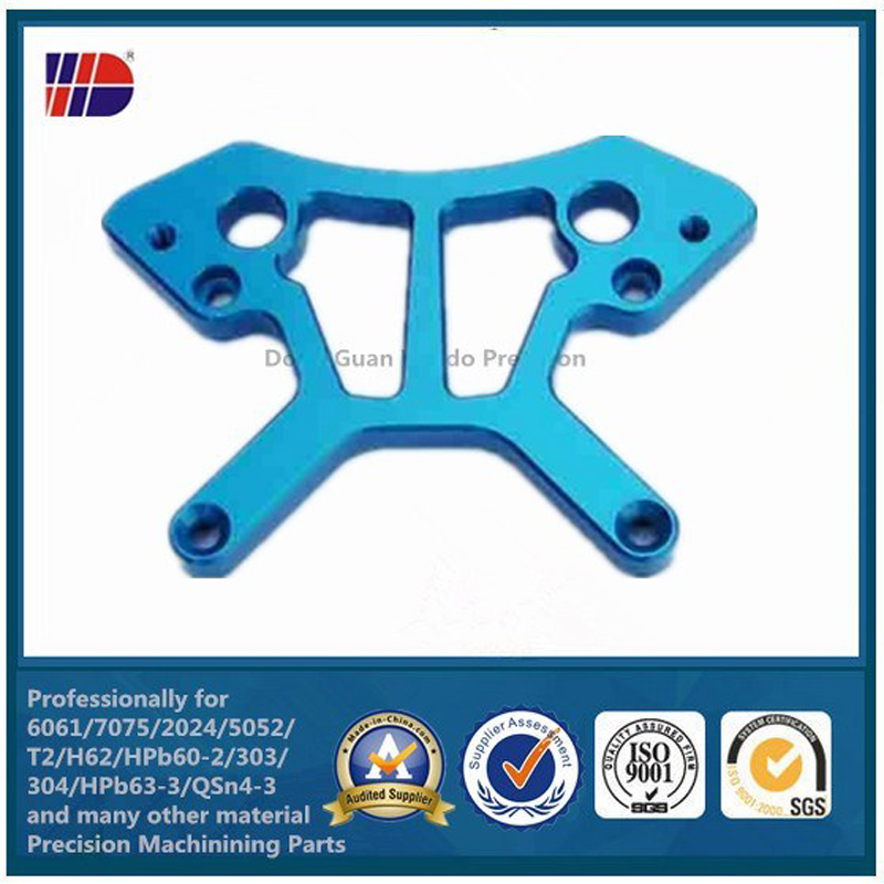 Las piezas que muelen del CNC de la precisión de repuesto de aluminio de encargo del proveedor de China con anodizan