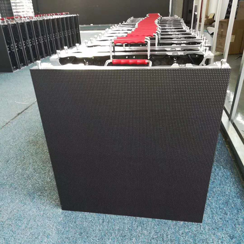 El gabinete de exhibición llevado de aluminio fundido a troquel a todo color de HD P3.91 alquiler interior 500x500m m llevó la pantalla de visualización