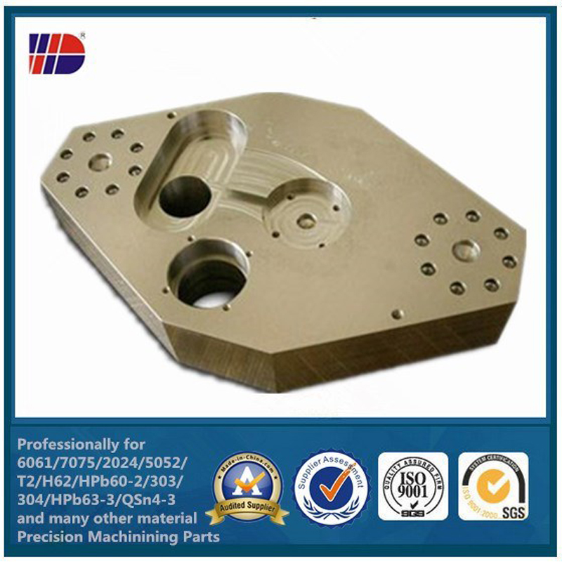 Pieza que trabaja a máquina del metal de acero de aluminio de aluminio del CNC de la alta precisión
