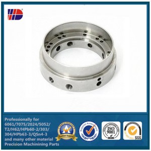 Piezas de torno de maquinaria central de acero inoxidable de alta precisión