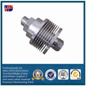 Piezas de mecanizado de torneado CNC de precisión de metal de aluminio de acero inoxidable