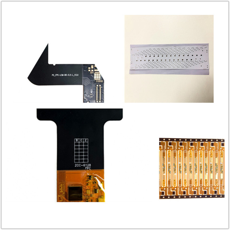 FPC para panel táctil / FPC para refuerzo de chapado en oro de LED / Goldfinger FPC Placa de circuito flexible de PCB flexible OEM Placa de cable de FPC