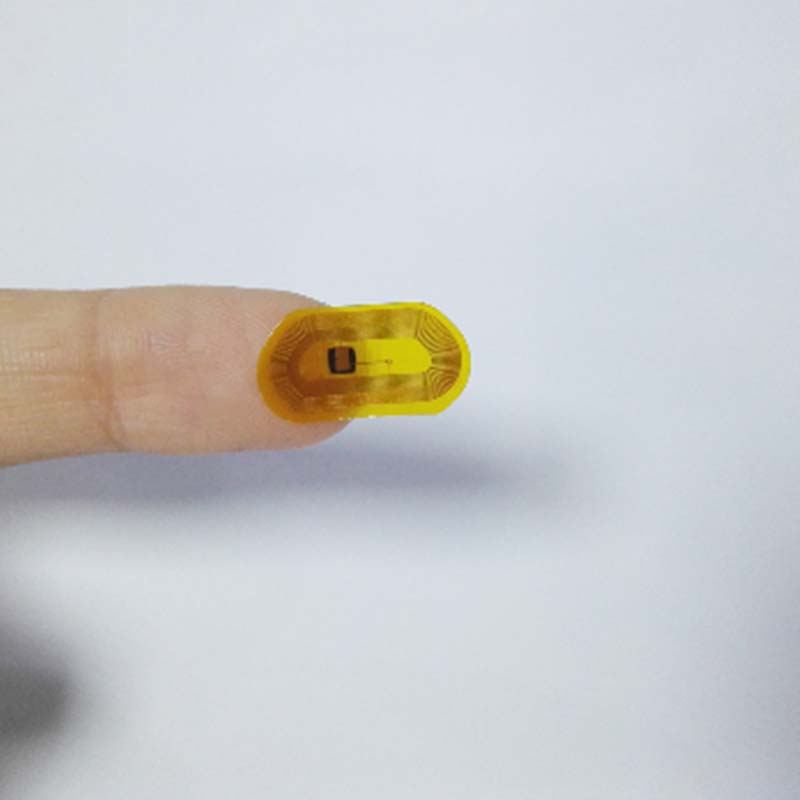 Muestras gratuitas Impreso personalizado mini 9 mm programable hf iso14443a rfid grabable fpc pcb circuito impreso flexible etiqueta de NFC pequeña incrustación