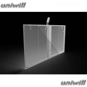 La malla de cristal transparente a todo color del fabricante de la pantalla LED / P3.91 de alta calidad del fabricante llevó la pantalla
