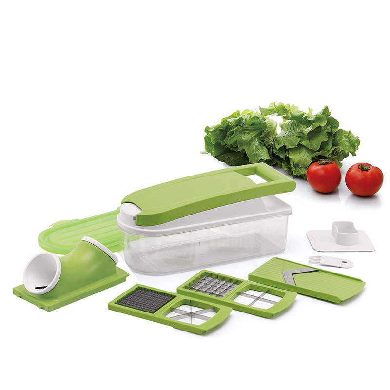 Cortador de verduras de la cocina, máquina de cortar de alimentos Mandoline con Julienne Grater Slicer Pasta Spaghetti Maker