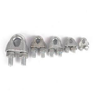 Clip de cuerda de alambre del elevador de las sujeciones del aparejo de acero de alta calidad de la industria