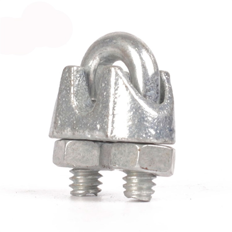 Productos calientes Rigging Hardware DIN1142 Clip de cuerda de alambre maleable galvanizado