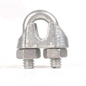 Productos calientes Rigging Hardware DIN1142 Clip de cuerda de alambre maleable galvanizado