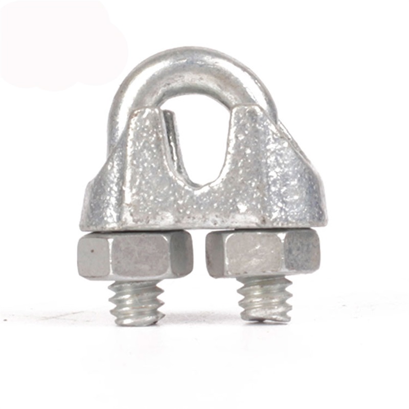 Productos calientes Rigging Hardware DIN1142 Clip de cuerda de alambre maleable galvanizado