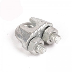 Productos calientes Rigging Hardware DIN1142 Clip de cuerda de alambre maleable galvanizado