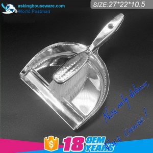 Escoba del cepillo del recogedor de polvo del tamaño medio de Akbrand con la capa de plata