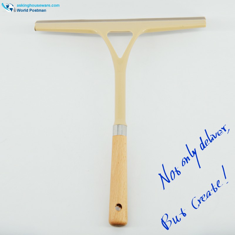 Manija De Madera Akbrand Tamaño Grande Escobilla De Goma De Madera De Haya