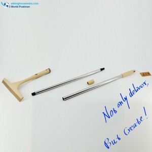 Enjugador de ventana Akbrand 135cm con mango largo y tubo de acero inoxidable elástico