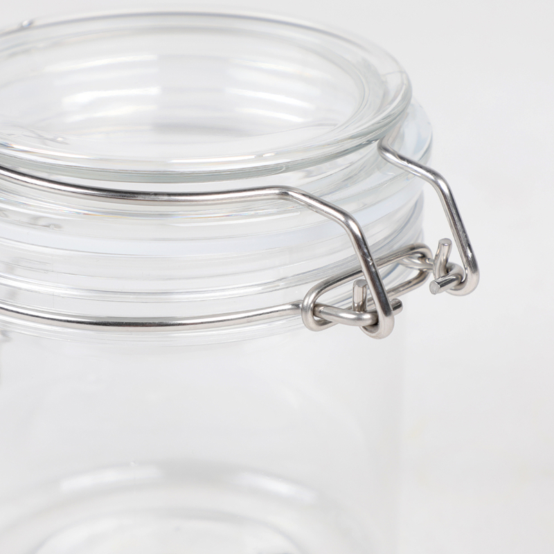 Tarro de almacenamiento de alimentos con material PET de 1000 ml con tapas herméticas