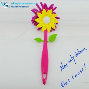 Akbrand, cocina, olla, limpieza, plumero, con decoración de girasol