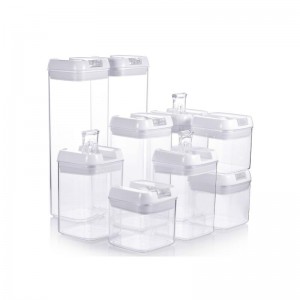 Set de 9 recipientes de almacenamiento de alimentos herméticos