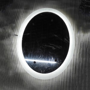 Espejo retrovisor iluminado de lujo iluminado LED de lujo de la UE y los EE. UU.-ENE-AL-117