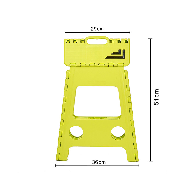 El taburete plegable de plástico ligero para baño, cocina y picnic
