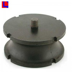 China fabrica la pieza de acero de caucho de caucho