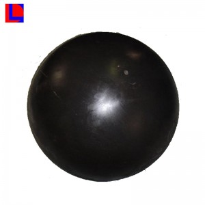 Bola de goma hueca NBR OEM con 9 mm