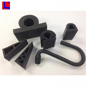 Resistente al calor resistente al agua U T H F forma dura y flexible tira de sello de goma