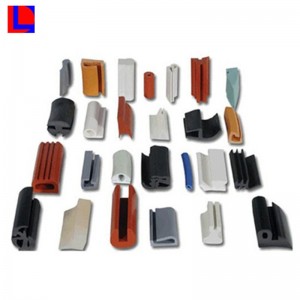 Resistente al calor resistente al agua U T H F forma dura y flexible tira de sello de goma