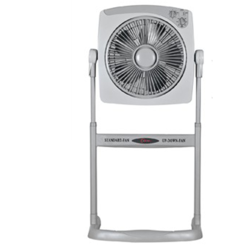 Ventilador eléctrico de 12 pulgadas con soporte ajustable