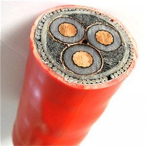 SANS 1339 XLPE con aislamiento de 6 mm 3 Core Swa Cable blindado para tensiones nominales 3.8 / 6.6 KV a 19/33 KV