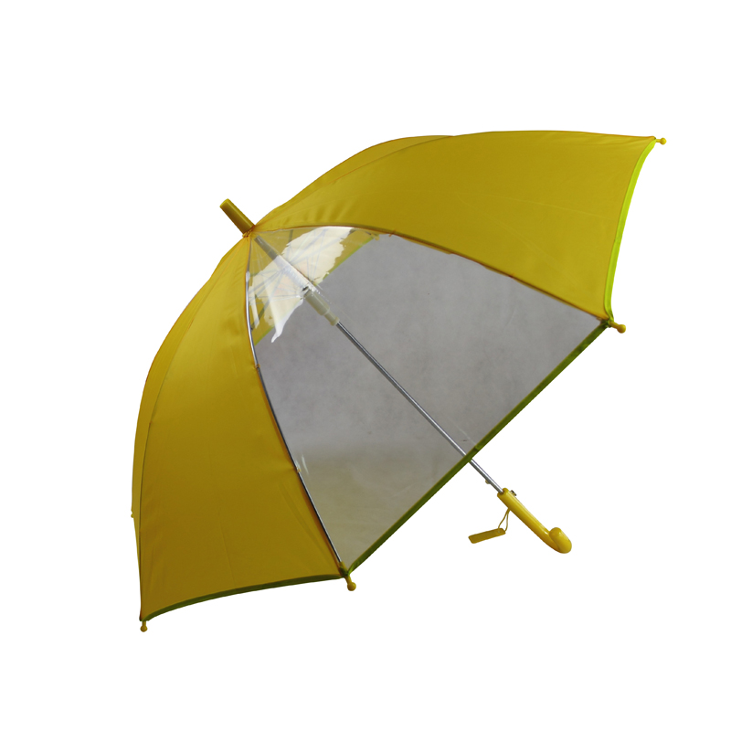 Fancy Design One Panel Clear POE Transparent Children Umbrella