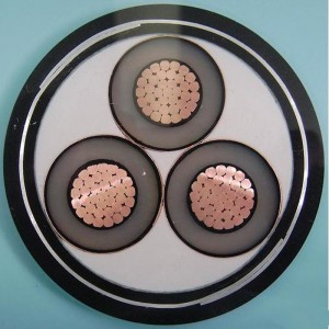 1-30KV 6 mm 3 Core Swa Cable IEC60502, SANS 1339, BS 6622, AS / NZS1429.1, NFC 33226, CSA C 68.5