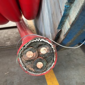 Cable blindado multitiro de media tensión con blindado STA / SWA
