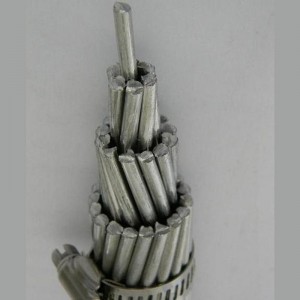 ASTM B231 AAC 266.8 MCM cable conductor trenzado descubierto