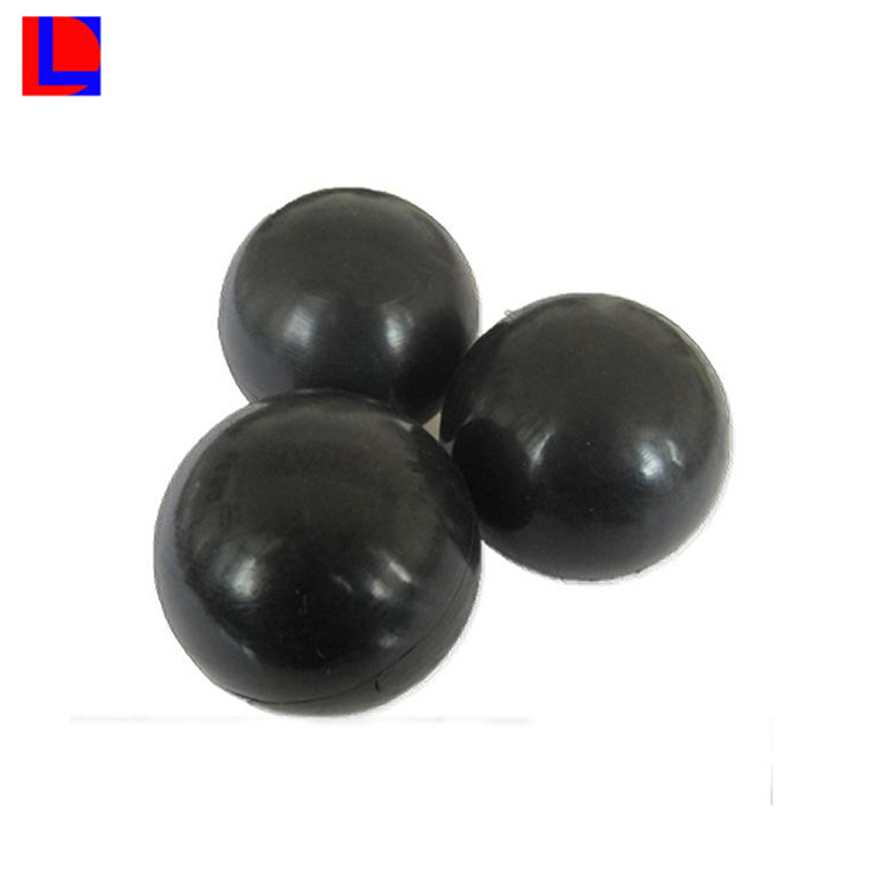 Customed negro sólido EPDM SBR NBR pelota de goma