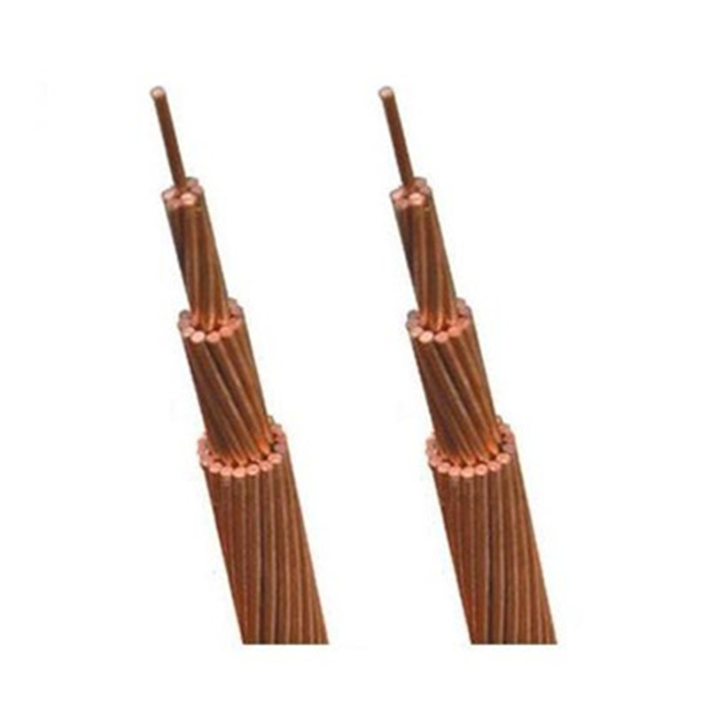 Cable de cobre desnudo trenzado fabricante conductor de cobre desnudo dibujado duro