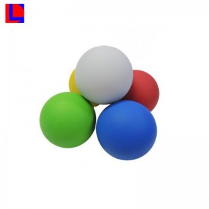 Pelota de caucho macizo negro de alta calidad de 100 mm.