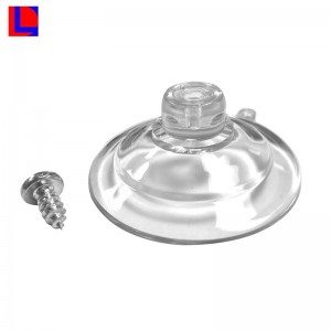 Aspirador de pvc de goma transparente al vacío con tornillo