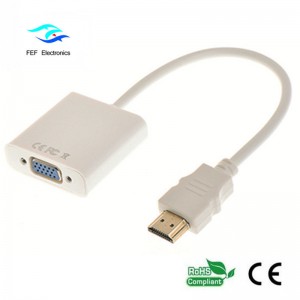 convertidor hdmi macho a vga hembra Código: FEF-HIC-001