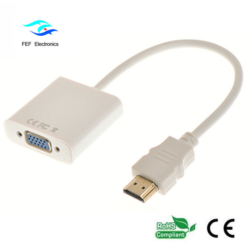 convertidor hdmi macho a vga hembra Código: FEF-HIC-001